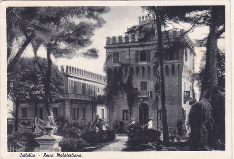 AK Cattolica - Rocca Malatestiana. (1936)