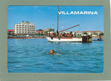 AK Villamarina di Cesenatico. Alberghi e spiaggia visti dal mare.