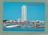 AK Cesenatico. Alberghi e spiaggia visti dal mare.