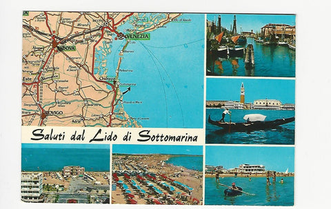 AK Saluti dal Lido di Sottomarina.
