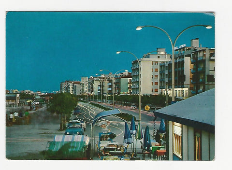 AK Sottomarina Lido. Lungomare - Notturno.