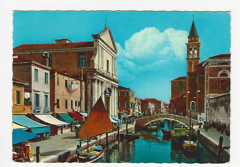 AK Chioggia. Canal Vena - Chiesa Filippini.