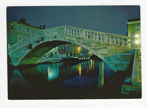 AK Chioggia. Ponte Vigo - Canal Vena - Notturno.