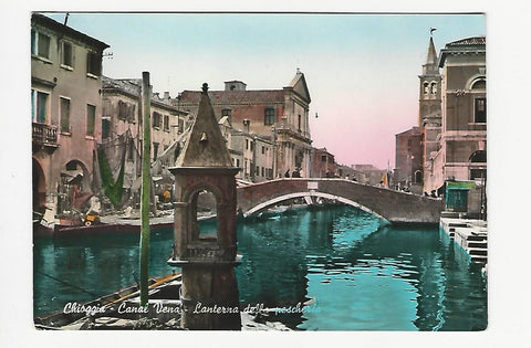 AK Chioggia - Canal Vena -Lanterna della pescheria.