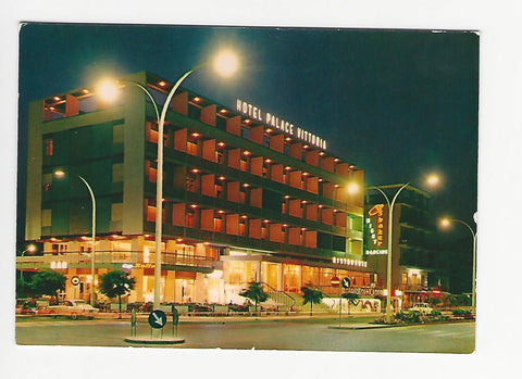 AK Sottomarina Chioggia. Hotel Palace Vittoria Notturno.