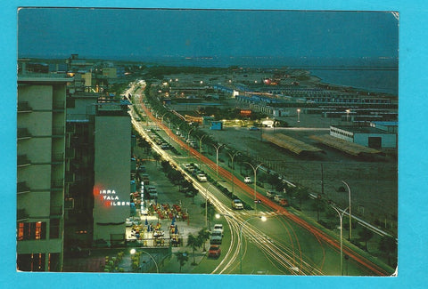 AK Sottomarina Lido. Lungomare - Notturno.