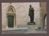 AK Cividale del Friuli. Portale del Duomo e statua di Giulio Cesare.