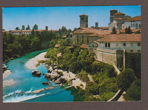 AK Cividale del Friuli. Ingresso al Tempietto Longobardo – Fiume Natisone.