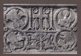 AK Cividale - Duomo. Museo Paleocristiano. Battistero di Callisto. Particolare del Paliotto di Sigualdo.