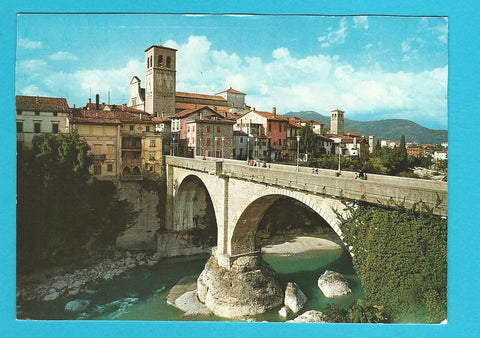 AK Cividale del Friuli. Il Ponte del Diavolo sul fiume Natisone.
