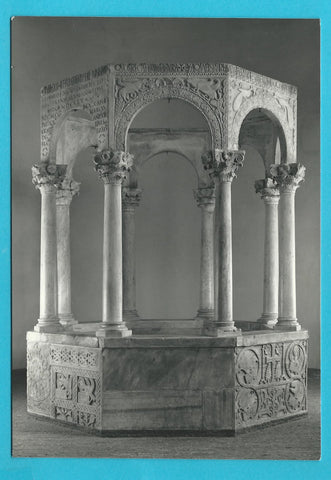 AK Cividale. Duomo Museo Paleocristiano. Il Fonte Battesimale di Callisto.
