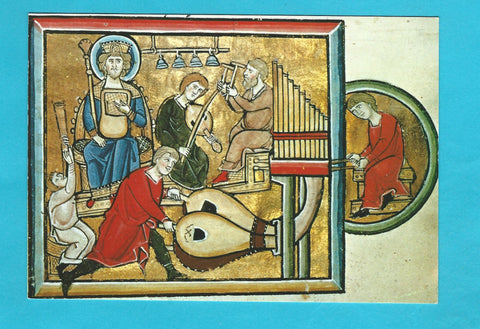 AK Cividale del Friuli. Museo Nazionale: Preziosa miniatura del Salterio di S. Elisabetta.