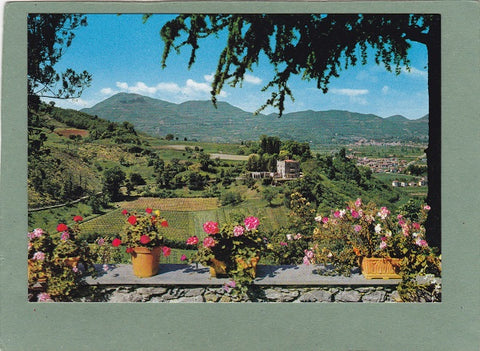 AK Colli Euganei. Panorama con Villa Draghi.