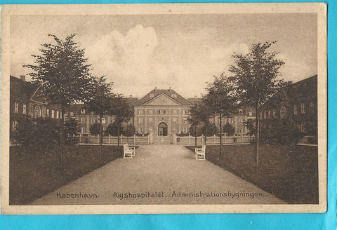 AK  København. Rigshospitalet. Administrationsbygningen.