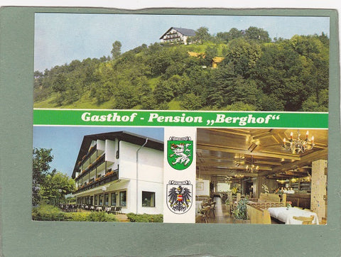 AK St. Peter i. S., Korbin 22. Gasthof Pension Berghof Familie Krenn.
