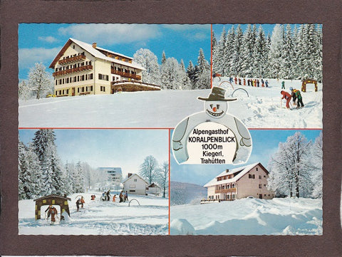 AK Trahütten. Alpengasthof Koralpenblick. Ella Kiegerl. Rostock. Deutschlandsberg.
