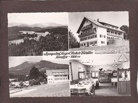 AK Trahütten. Alpengasthof Kiegerl. Rostock.