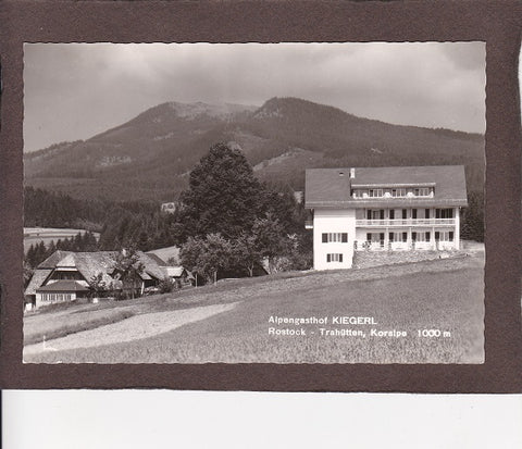 AK Trahütten. Alpengasthof Kiegerl. Rostock.