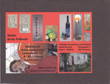 Werbe-AK Stainz, Atelier Grete Faßwald, Lastenstraße 14. Glasbläserei Schmuckwerkstatt; Goldschmiede Simon Gjecaj, Stainz.