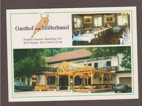 AK Stainz. Gasthof zum Höllerhansl. Familie Ganster. Rachling 21a.