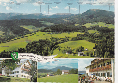 AK Trahütten, Rostock 15. Alpengasthof P. u. E. Kiegerl.