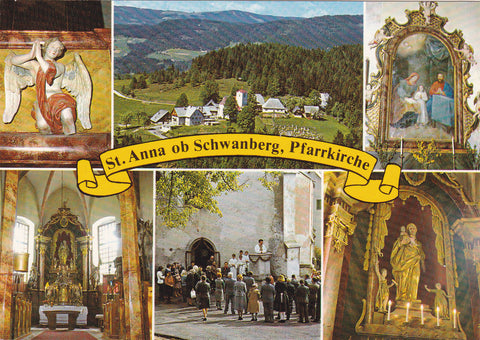 AK St. Anna ob Schwanberg. Pfarrkirche.