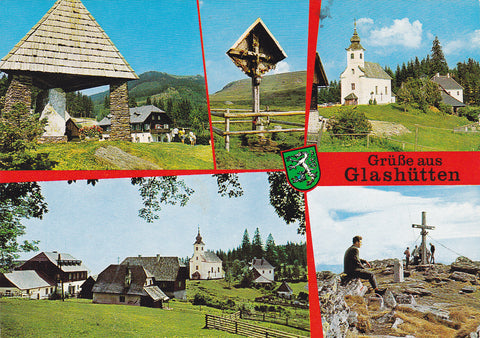 AK Grüße aus Glashütten.