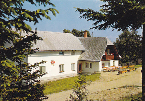 AK Schwanberg. Alpengasthof Lenzbauer. Inh. Josef u. Erika Freidl. Gressenberg 51.