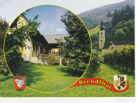 AK Schwanberg. Bergstraße 15. Buschenschank Brendlhof. Erwin Bodiselitsch.