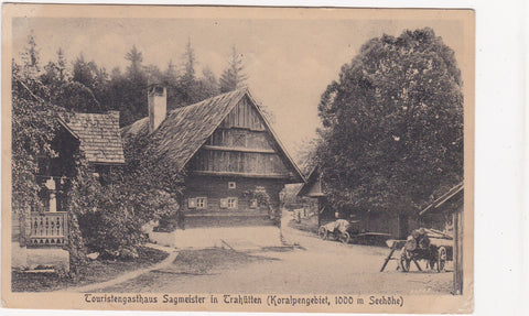 AK Touristenhaus Sagmeister in Trahütten. (1918)