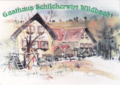 AK Deutschlandsberg. Gasthof Schilcherwirt Wildbach, Schilcherweg 25a.
