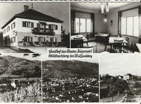 AK Wildbachberg bei Deutschlandsberg. Gasthof und Pension Kaiserwirt.