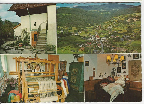 AK Gams. Handweberei, Inge Schubert.