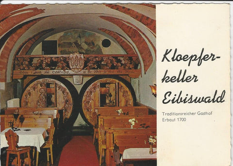 AK Eibiswald. Kloepferkeller. Gasthof und Pension. Inh. Hans Faulend.