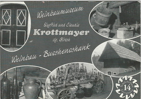 AK Eibiswald. Kornriegl 4. Weinbaumuseum - Buschenschank Krottmayer vlg. Glirsch.