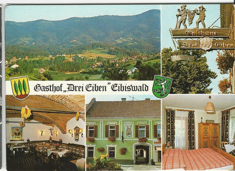 AK Eibiswald 22. Gasthof Drei Eiben. Josef Simperl.