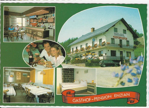 AK Soboth. Gasthof Pension Enzian. G. und K. Rettenbacher.