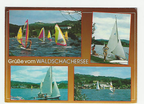 AK Grüße vom Waldschachersee. (1988)