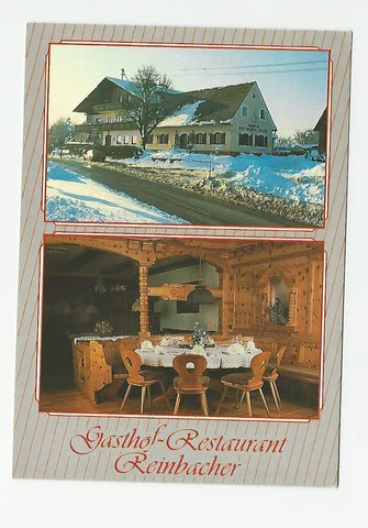 AK Wettmannstätten. Gasthof Restaurant Reinbacher. Annemarie Reinbacher. Schönaich 24.
