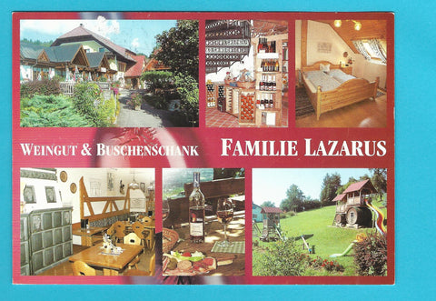 AK St. Stefan ob Stainz. Weingut & Buschenschank Familie Lazarus. Langegg a.d. Schilcherstraße 20.