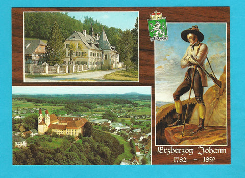 AK 200 Jahre Erzherzog Johann. Brandhube am Seeberg. Stainz.