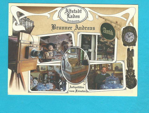 AK Deutschlandsberg. Altstadtladen. Antiquitäten Ein- und Verkauf. Hauptplatz 27. Andreas Brunner.