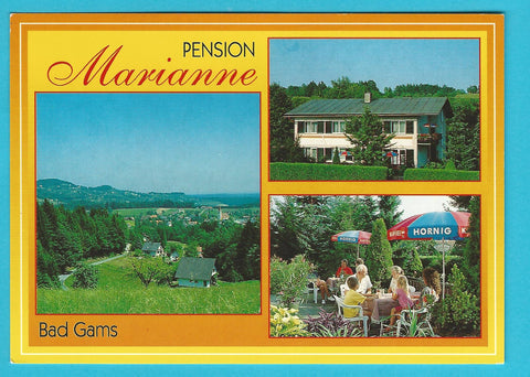 AK Bad Gams. Pension Marianne. Niedergams 80. Gerhard u. Marianne Gallob.