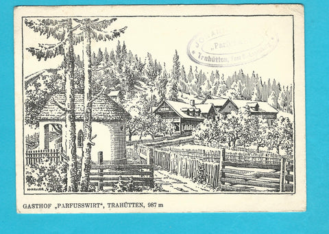 AK Trahütten. Gasthof Parfusswirt.