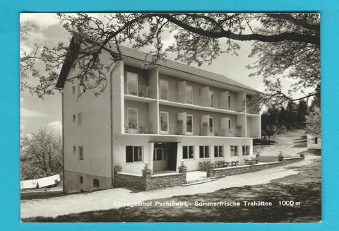 AK Trahütten. Alpengastwirt Parfußwirt.