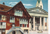 AK Dornbirn, Marktplatz mit Rotem Haus und Kirche.