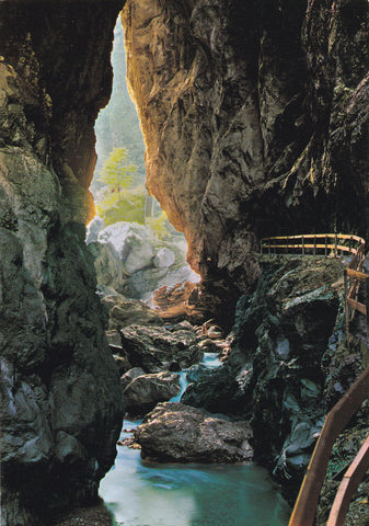 AK Dornbirn. Rappenlochschlucht.