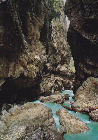 AK Dornbirn. In der Rappenlochschlucht.