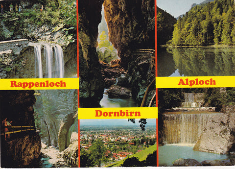 AK Dornbirn. Rappenloch. Alploch.