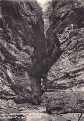 AK Dornbirn bei der Rappenlochschlucht.